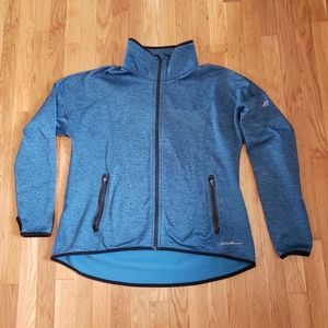 Eddie Bauer Womens Full Zip Performance Knit Top